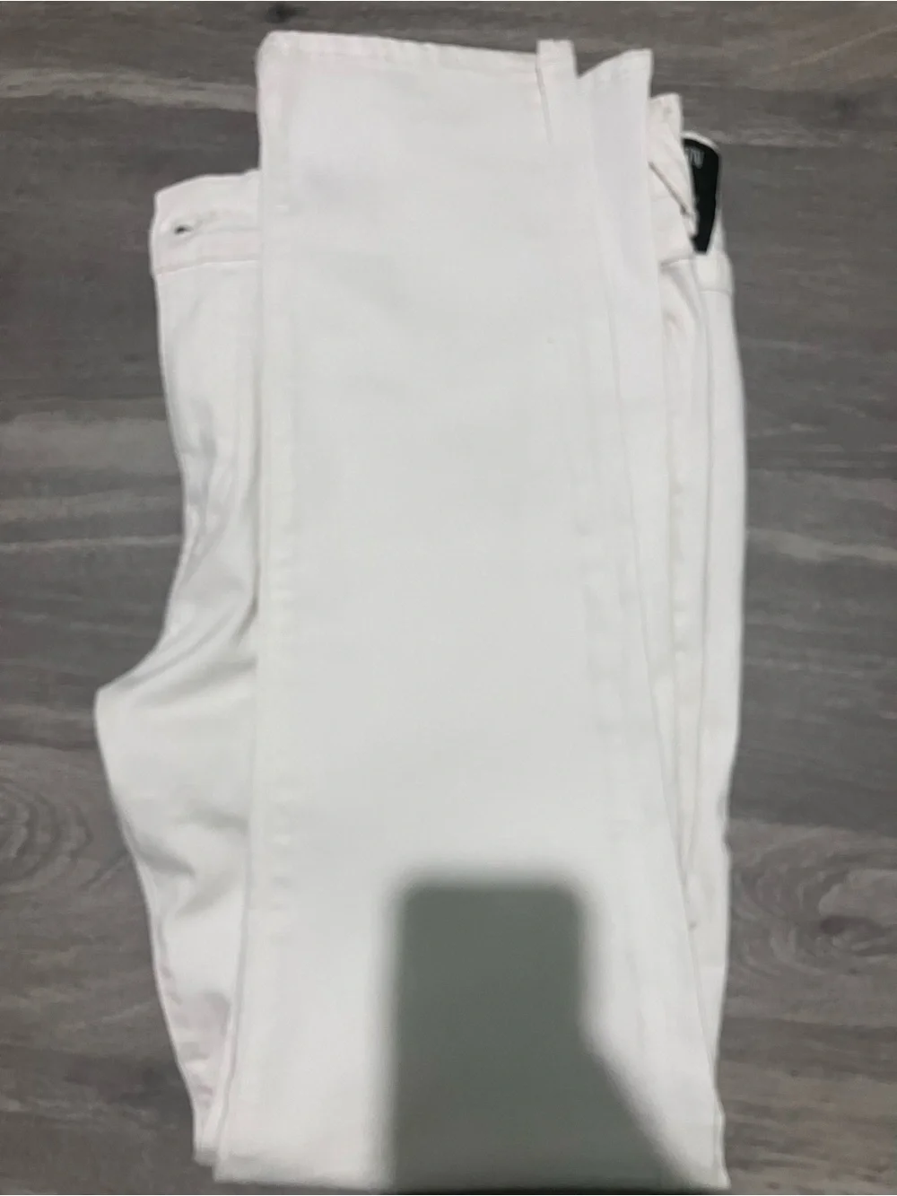True Religion White Slim Back-Pocket Jeans